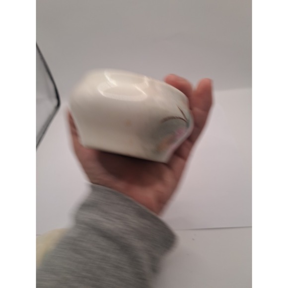 Antique La Seynie Limoges P&P France Pink Dogwood Handpainted Vanity Powder Dish - Picture 14 of 16